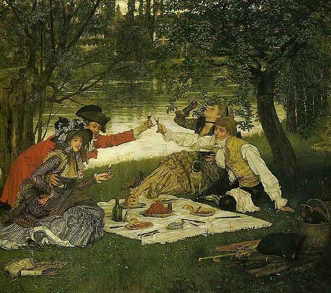 James Joseph Jacques Tissot Partie Carree oil painting picture